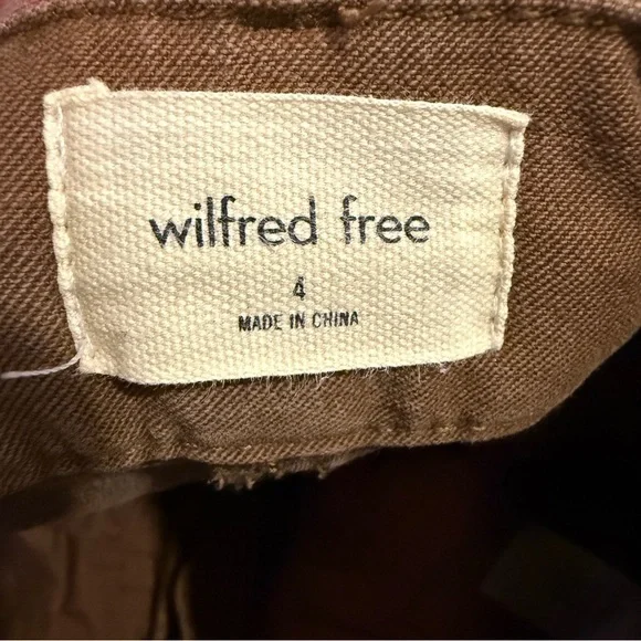 Aritzia Wilfred Free Brennan Pant Tan carpenter utility knee patch 4 Rudy Jude - Picture 6 of 9